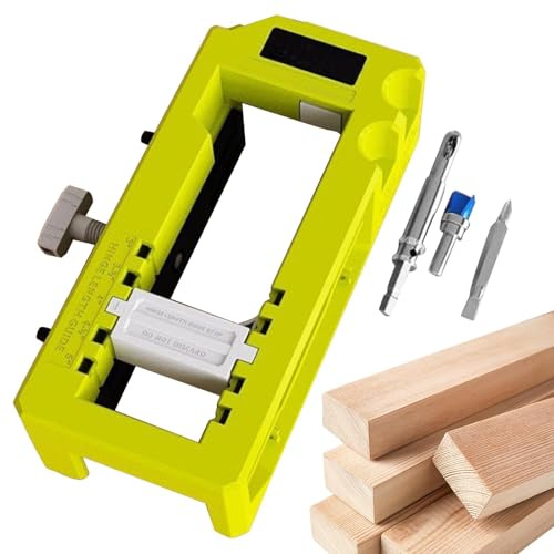 Door Hinge Mortiser - Router Hinge Jig Door Latch Installation Kit,Adjustable Power Tool Chiseling Hinge Mortiser for Home