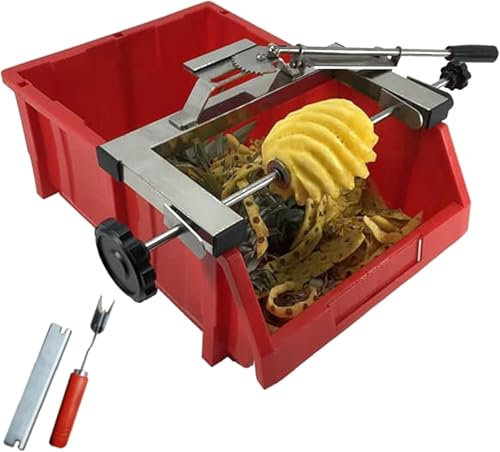 COYEUX Machines de Peinture d'ananas manuelles, Machines de Peinture d'acier Inoxydable, appareils de Traitement d'ananas réglables, Outils de Peinture Rapide avec Supports, santé et sécurité