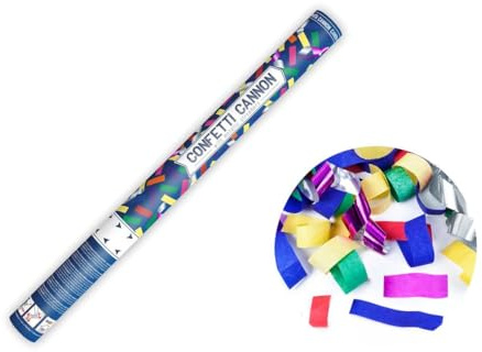 5x XXL (60 cm) Konfettikanone Partykanone Partypopper Streamer Geburtstag Hochzeit, Stück:5 Stück, Konfetti Kanone:Euro Scheine