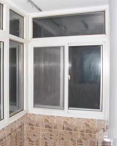 Elitix Fenster Austausch Weißer Wintergartenfenster, Kellerfenster mit Glas Und Rahmen, Großes Kleines Haushaltsfenster für Schuppen, Hühnerställe, Badezimmerrenovierung(32x22inch/81x56cm (WxH))