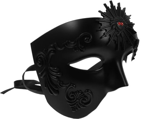 ULTECHNOVO Masque Mascarade Steampunk Pour Masque De Fête Et Cosplay Demi-face Accessoire Pour Événements Thématiques Et Carnaval