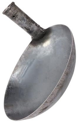 KONTONTY Suministros De Cocina Cucharón De Hierro Duradero Mango Extendido para Excavación