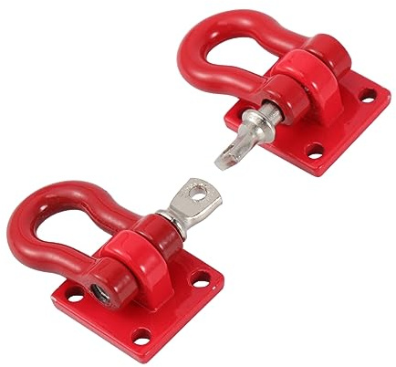 Cabilock 2pezzi Gancio Di Traino Forma Di u in Metallo Gancio Di Traino Anteriore Per Qualsiasi Auto Suv Camion Decorazione Stile Pista Da Corsa