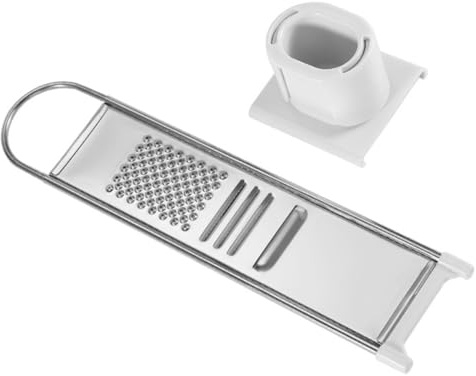 LAPYAPPE Grattugia Per Formaggio e Verdure Grattugia Manuale Multifunzionale Protezione Antitaglio Per Mani Per Cucinare Aglio e