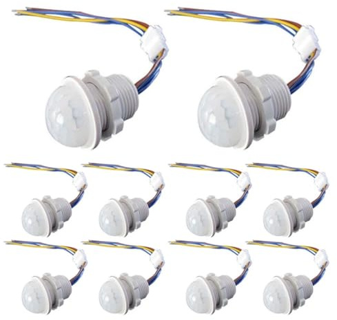 PIR Infrared Motion Sensor Detector 110V Smart Switch Light Lamp Switch Auto UK (10Pcs)