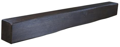 Solid Oak Floating Shelf for Fireplaces, Rustic Home Decor, Handcrafted Oak Beam for Fireplace Logs, Ideal for Living Room and Office