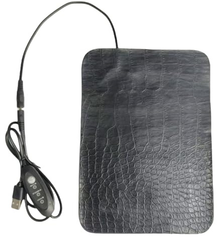 Generico Tapis chauffant pour reptiles - Chauffage pour terrasse avec 3 réglages de température - Plaque chauffante pour | pour tortues grenouilles Paguro petits animaux léopard