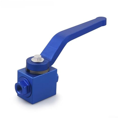 ZiStarlilife 1/8 Zoll NPT-Aluminium-Absperrventil für Bremsleitungssperre und Kraftstoffflusskontrolle, kompatibel mit hydraulischen Brems-, Wasser-, Luft- und Ölsystemen