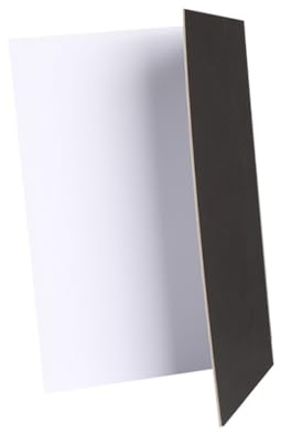 Panneau Réfléchissant Photographie, Carton Épais Blanc | Réduit les Ombres, Souligne les Contours, Se Tient Seul, Éclairage D’appoint, Accessoire Studio Photo