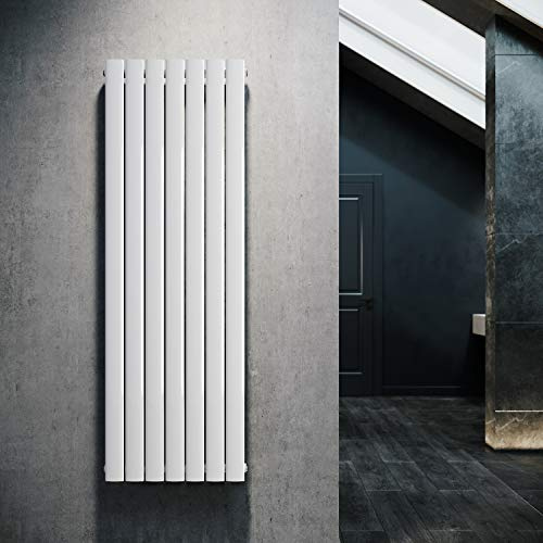 ELEGANT Radiador plano de diseño, 1600 x 539 mm, color blanco