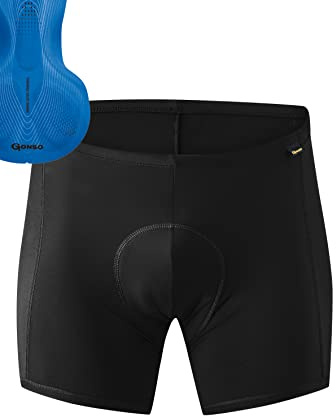Gonso Sitivo U M, Herren Fahrradunterhose, Passt unter alle Rad-Shorts, Tights mit Sitivo Sitzpolster mit Poron-Elementen, Enganliegende Passform