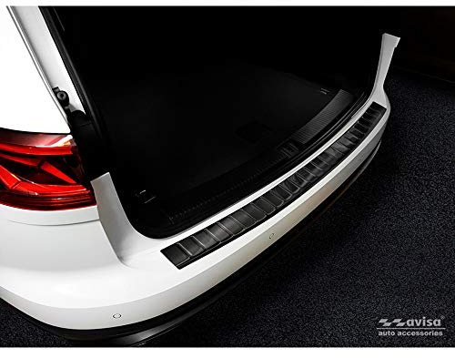 Avisa 2/45225 Ladekantenschutz Hinten Kompatibel mit VW Touareg CR7 | kompatibel mit Volkswagen Touareg III (CR7) 2018- inkl. Facelift - Schwarz