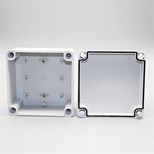 DLRSET Abzweigkasten, 1 STÜCKE ABS wasserdichte Kunststoffanschlussdose, IP68 PCB Elektrische Transparente Abdeckung Gehäuse 180x80x70mm wasserdichte Kabelbrunchkiste