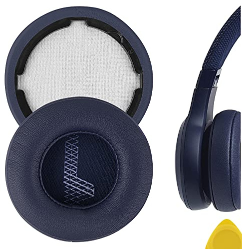 Geekria Replacement Ear Pads for JBL LIVE 400BT Headphones Ear Cushions, Repair Parts (Blue)