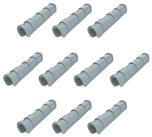 AERZETIX - Set di 10 morsetti di serraggio per tubi 1/2'' 20mm per serra - clip di fissaggio per telone/film serra da giardino - lunghezza 150mm - plastico - C51149