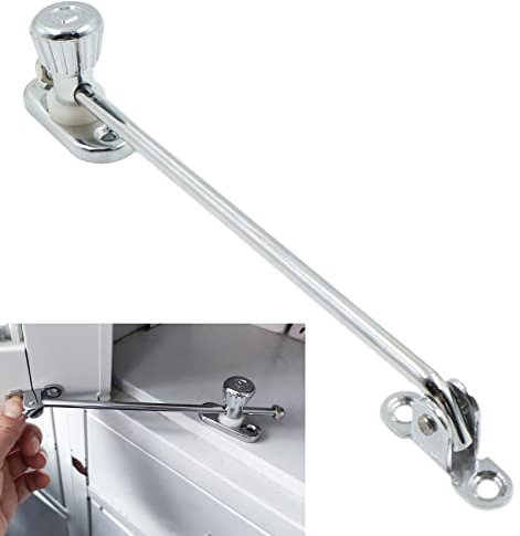 Bloccaggio Finestra Limitatore Apertura Sicurezza – Braccio Regolatore Regolabile Lega di Zinco E Acciaio, per Finestra Basculante, Finestra Battente, per la Regolazione Dell'apertura Della