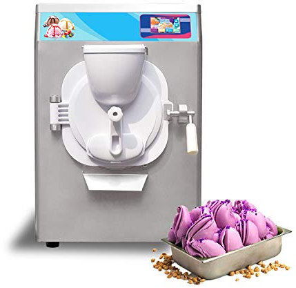 Kolice CE Certificate Commercial Tabletop Hard Serve Ice cream Machine,Italian Water Ice Cream Machine,Desktop Italian Ice Maker,Street Food Machine 30-40L/ hour