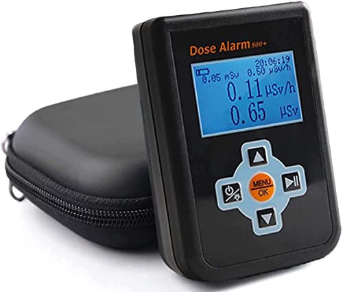 Compteur Geiger Radioactivité, DéTecteur DosimèTre DéTecteur de Rayonnement Beta Gamma Testeur de Rayons X DéTecteur de Radioactivité (Format de Poche)