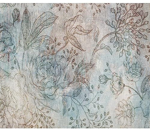murando Fototapete Premium-Vlies Blumen 250x175cm Foto Tapete Schlafzimmer Wohnzimmer Moderne Vliestapete XXL Wandtapete Motivtapeten Bildtapete 3d Effekt Wand Dekoration Retro Vintage b-C-0977-a-a