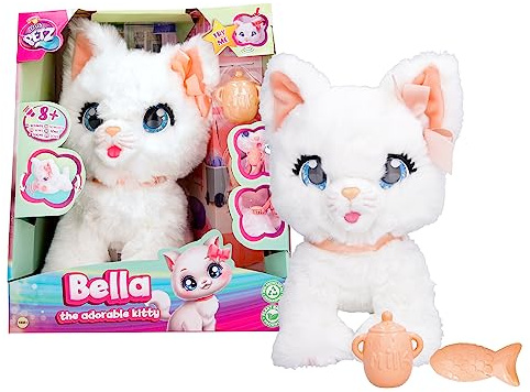 Club Petz Vacker, funktion plysch katt plysch leksak med funktioner och ljud, leksak för flickor och barn + 3 år