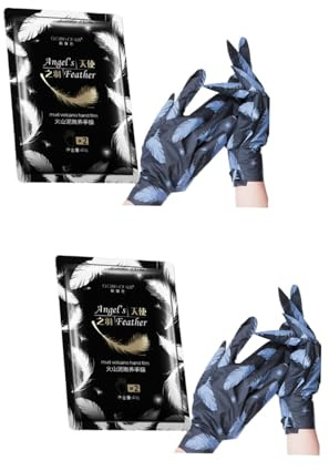 FRCOLOR 2paia Maschera Idratante e Esfoliante Vulcanica Per Mani Guanti Peeling Per Rimuovere Cuticole e Nutrire La Delle Mani Ottima