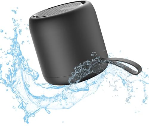 BSWL Enceinte Bluetooth Puissante,Etanche Haut Parleur Bluetooth 5.0 Autonomie 6-12H Enceinte Bluetooth Portable Subwoofer à 360 Degrés Double Appairage Stéréo pour Soirées Plage, Randonnées, Voyage