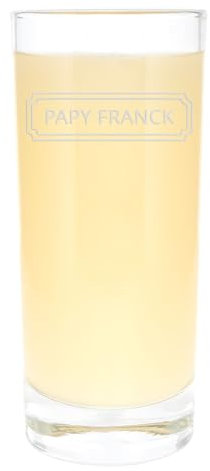 Ocadeau Verre à Pastis personnalisé avec Gravure – Verre apéritif Transparent – Idée Cadeau Homme pour Anniversaire, fête des pères ou Noël