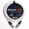 designacable.com 8m - White Balanced XLR to XLR Cables - Handmade in the UK using Van Damme XKE Microphone Cable & Neutrik Female NC3FXX & Male NC3MXX XLRs.
