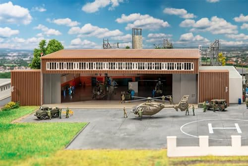 FALLER 144111 - Hangar mit Hubschrauber - Spurweite H0