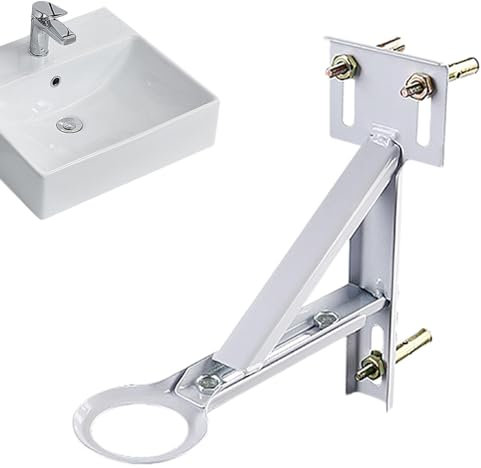 Support d'évier sous plan,Supports d'évier sous plan - Support de support de lavabo de salle de bain | Support triangulaire, support de lavabo réglable sous le comptoir de 9 à 12.5 pouces pour cuisine
