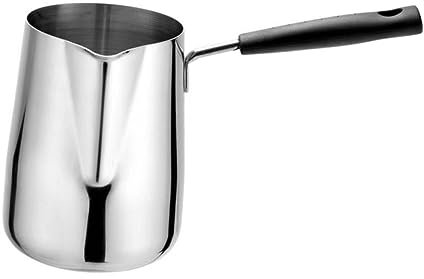 Cabilock Milchaufschäumkrug Aus Edelstahl Milchbecher Für Kaffee Latte Art Tasse Zum Aufschäumen Kaffeetasse Für Zuhause Geeignet Für Milch Joghurt Saft Und Kaffee