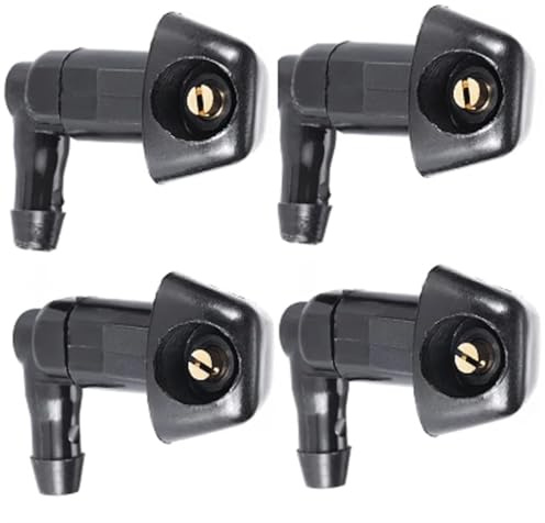 DSEQOPHH Rociador Parabrisas Compatible con FR-V 2004 2005 2006 2007 2008 2009 2010 2011 4 Piezas Boquilla De Limpieza De Parabrisas Boquilla De Parabrisas De Automóvil