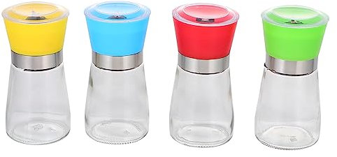 GRIRIW 4 Stück Handschleifer Roter Bausatz Schleifen Vor Verbrühungssicherer Schüsselhalterclip Haushaltsmühle Ratsche Fass Handmixer Gerät Batterie Pfeffermühle Auslauf Gel Edelstahlring