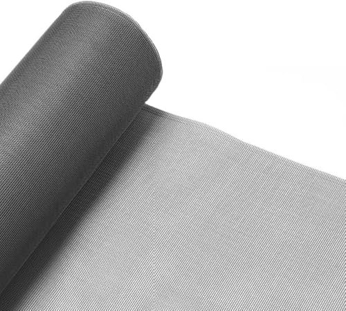 Fliegengitter für Tür und Fenster, Fliegengitter aus Fiberglas, grau, 200 x 400 cm