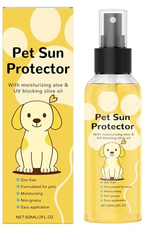 Sonnenschutz Für Hunde Schutz Katzenzubehör Katzenbedarf | Feuchtigkeitsspendende Hundesichere Sonnencreme Wandern, See, Kajak, Reise, Urlaub, Schwimmen, Pool, , Heißer Tag, Sport,