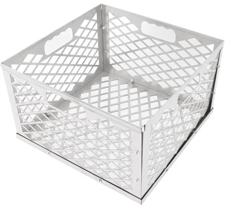 Cesto di carbone design staccabile design portatile robusto cesto antincendio in acciaio inossidabile per barbecue