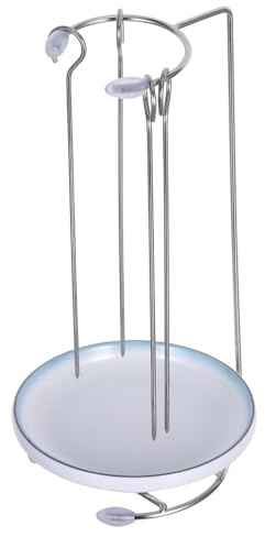 HEALEEP Support Vertical pour Brochettes à Kebab Porte-brochettes Acier Inoxydable Support Suspendu pour De Barbecue
