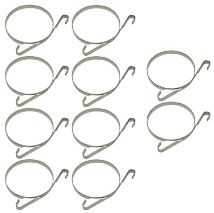 ERIHJOX Lot de 10 butées de chaîne de Frein for tronçonneuse 340, 345, 346XP, 350, 351, 353, 357, 359, 445, 445E, 450E, 460