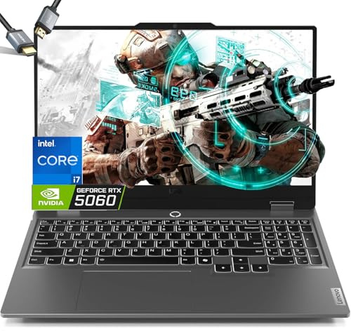 Lenovo LOQ 15 Gaming Laptop RTX 5060 -Intel Core i7-13650HX Beat AMD Ryzen 9 7940HS -15.6 FHD Display- 32GB RAM -2TB SSD -Tastiera retroilluminata -Switch MUX -Windows 11 -FHD Webcam -2025 Portatil