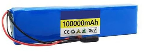 10S3P 36V Baterías De Litio De Repuesto para Patinetes Eléctricos 100Ah Batería para Bicicleta Eléctrica con 42V 2A Cargador Baterías De Litio Impermeables XT30+JST