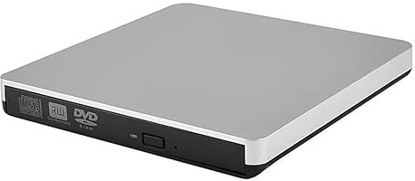 Naroote Lecteur Portable USB3.0 Enregistreur DVD Externe Mince pour Ordinateur Portable, Correction D'erreur Forte pour Les Amateurs de Musique et de Films, Matériau ABS