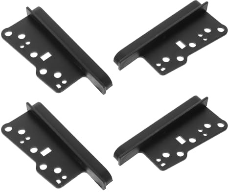 Vaguelly Kit di Installazione Autoradio Doppio Din da 4 Pezzi in Plastica, Staffa e Telaio di Montaggio per Cruscotto Auto, Cornice Stereo Compatibile con Toyota per Impianto Audio