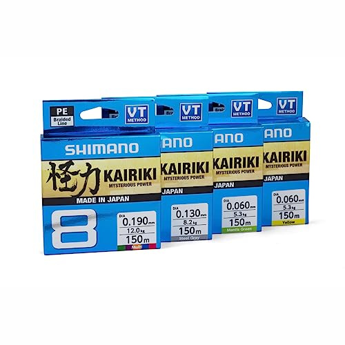 SHIMANO Line Kairiki 8 300m 0.42mm 46.7kg Multi C fiskespö med balanserad känsla