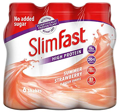 Slim-Fast Trinkfertige Erdbeere, 325 ml, 6 Stück