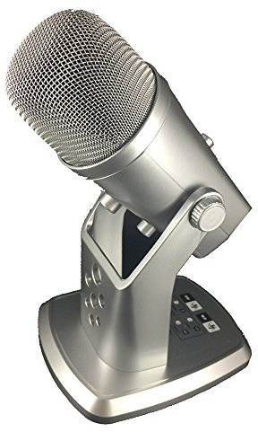 Winait Professionell kapacitiv videokonferensmikrofon, stereo 360 rundstrålande datorkonferensmikrofon
