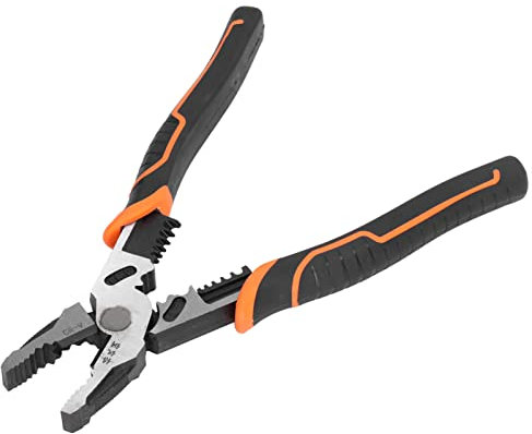 Pinza a Tenaglia a Becchi Piatti di Grado Industriale - Utensile Spelafili E da Taglio Per Risparmiare Manodopera Per Lavori di Precisione in Progetti Elettrici E Fai da Te