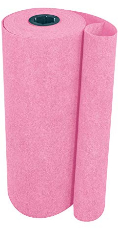 OLIVO.shop Passatoia per Eventi,Tappeto Nuziale, Eventi, Feste, 1x10 MT | Corsia per allestimenti, cerimonie, fiere, battesimi, babyshower, sfilate, galà, antiscivolo, varie misure, ROMOQU ROSA