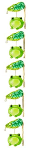 VALICLUD 5 Pièces Broche Grenouille Épingle Grenouille Revers Épingles Pour Sacs à Broches à Animaux Badges Clip De Chapeau Grenouilles Pince à Linge Dinosaure Paon Alliage