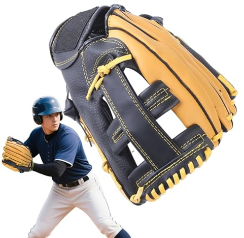 Erwachsener Baseballhandschuh, Baseballhandschuh Erwachsener - Outfield Softball Handschuhs | Outfield Softball Handschuh Leder für Teenager Erwachsene, Ball Sporttraininghandschuhe