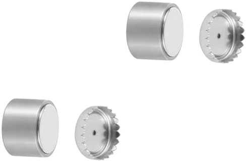 Cabilock 2 Stck. Seifen Halter Bad Gestell modern montiert Magnet wandhalterung Magnet-seifenhalter Seifenhalterung magnetisches Seifenregal Wandregal zum Aufhängen Rostfreier Stahl Weiß